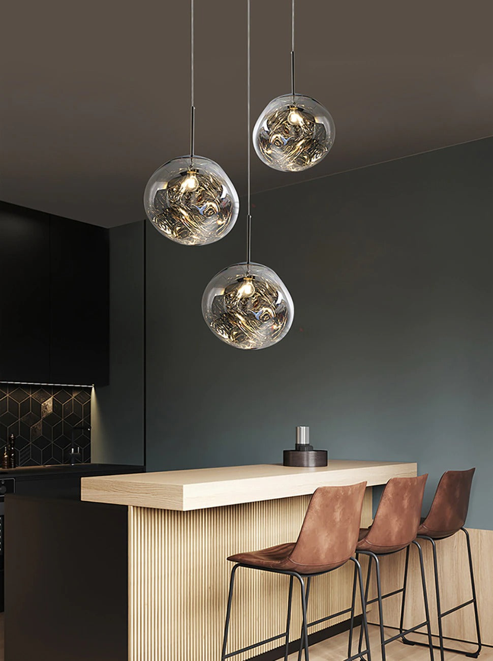Contemporary LED Hanging Light Fixture