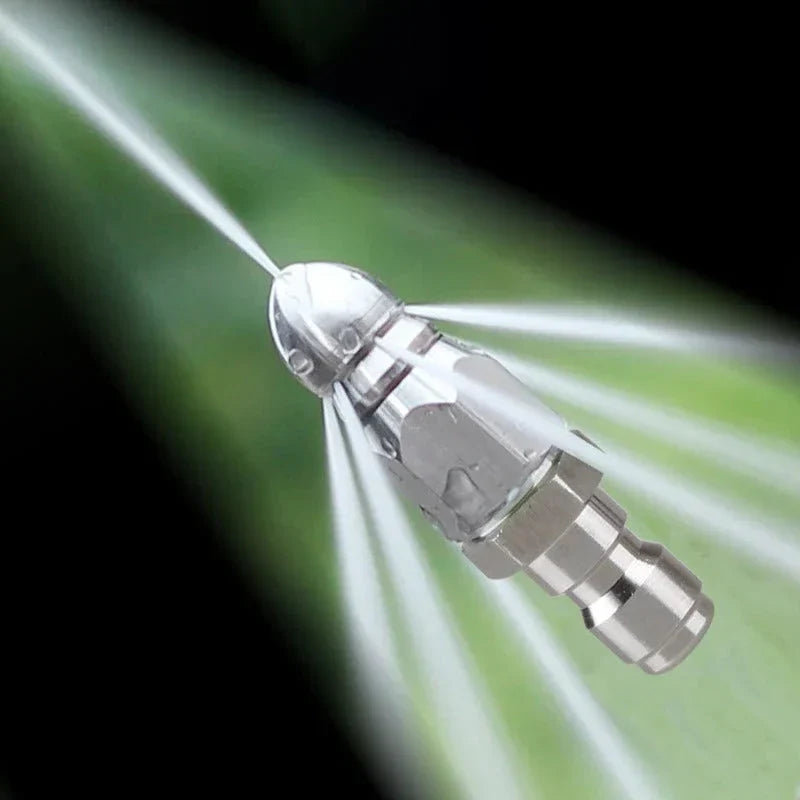Powerful Pipe Cleaning Nozzle with Quick-Connect Feature
