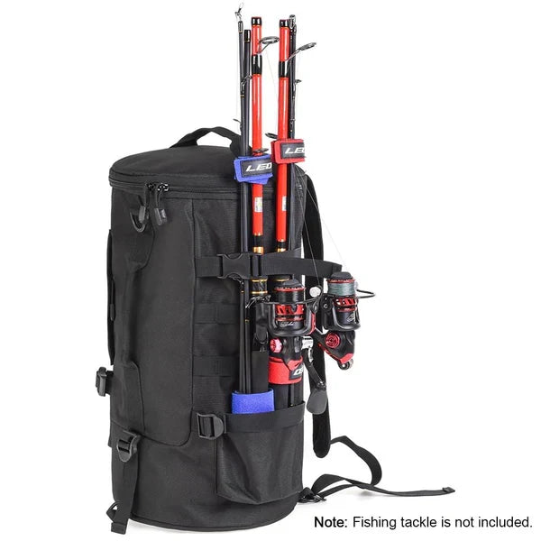 Ultimate Fishing Backpack with Rod Holders & Tackle Storage