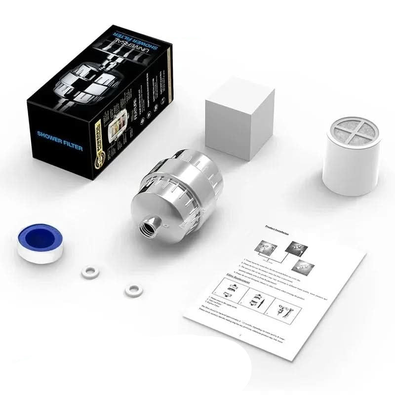 AquaShield – Advanced Multi-Layer Shower Water Purifier