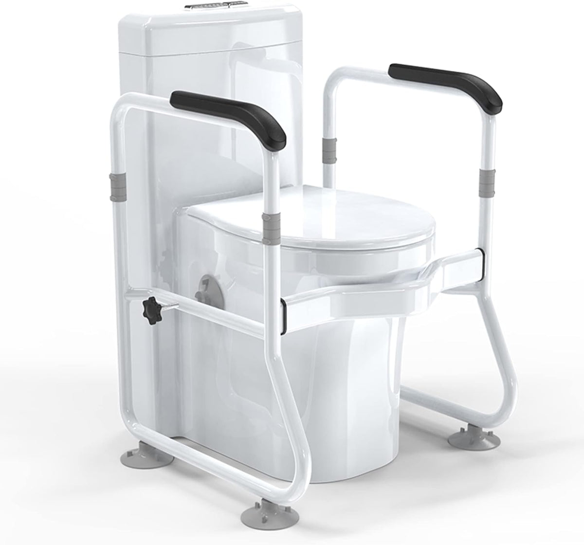 Toilet Safety Frame with Adjustable Supports