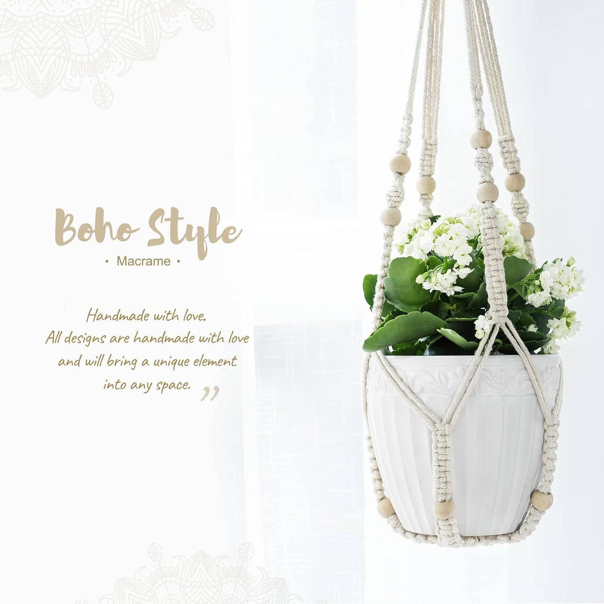 Stylish Indoor Hanging Plant Holder