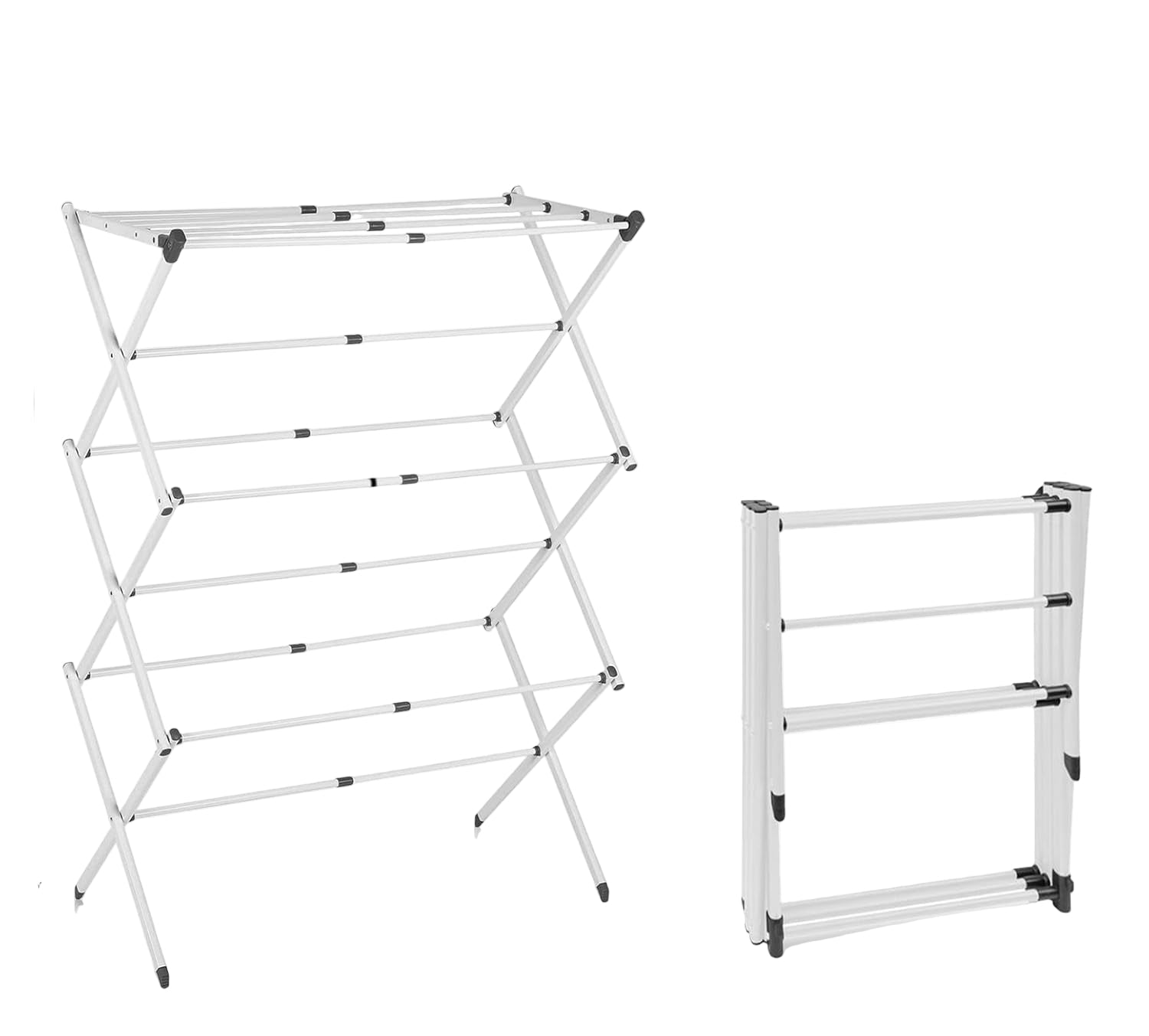 Foldable 3-Tier Clothes Drying Rack