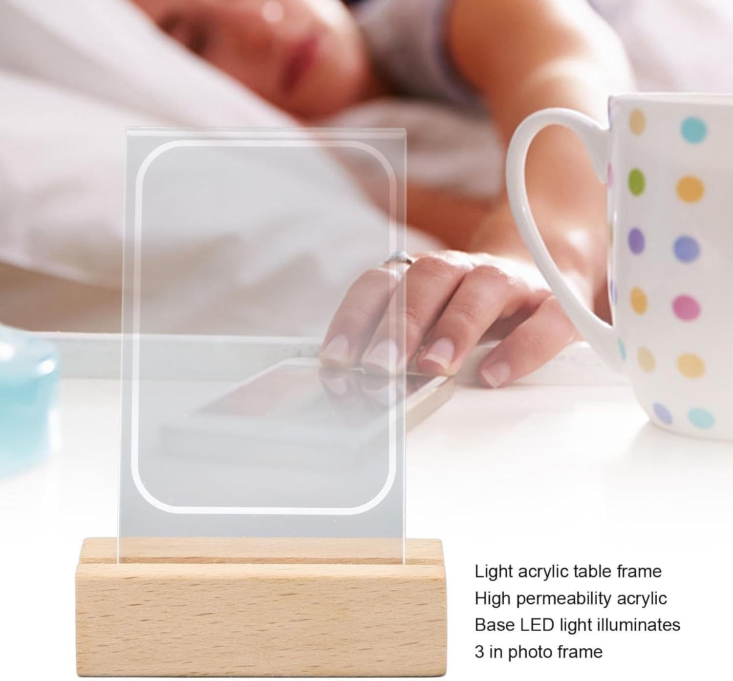 Illuminate Your Memories: Stylish Photo Display Frame