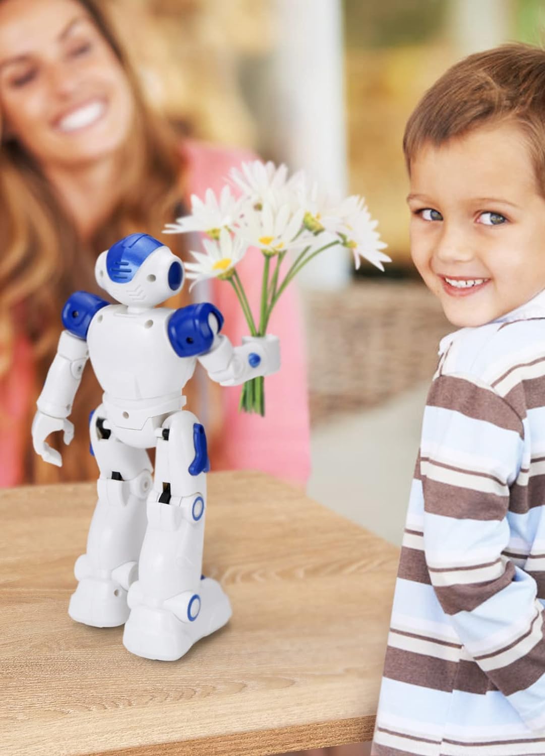 Interactive Gesture-Controlled Robot Companion