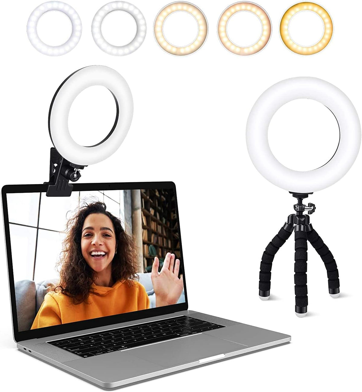 Enhance Your Video Calls with Adjustable Ring Light
