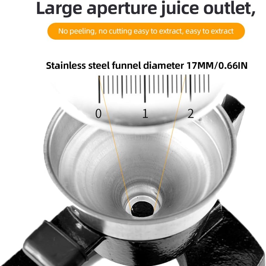 Stainless Steel Hand Press Juicer with 99% Juice Yield