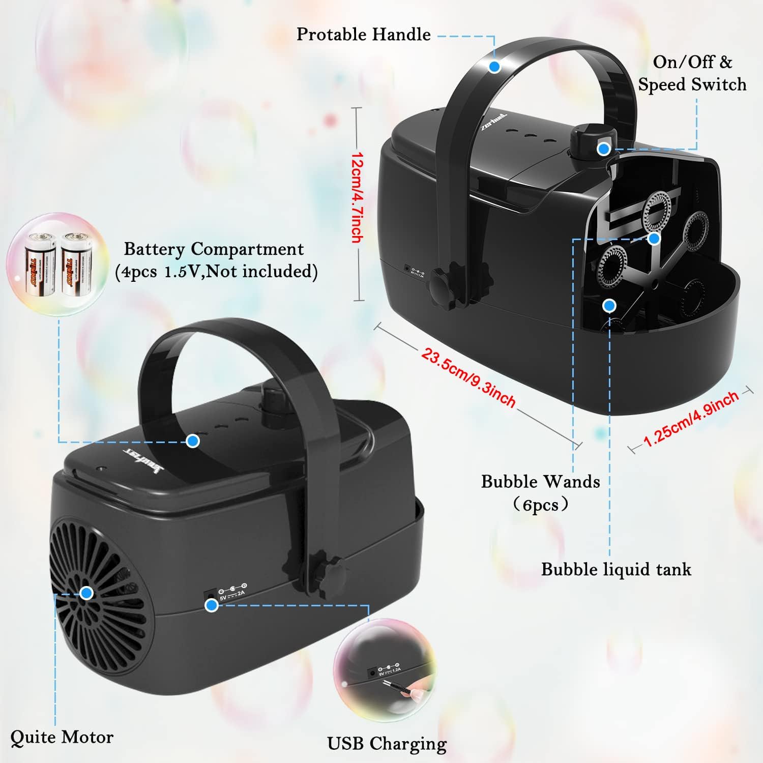 Colorful Bubble Extravaganza Machine