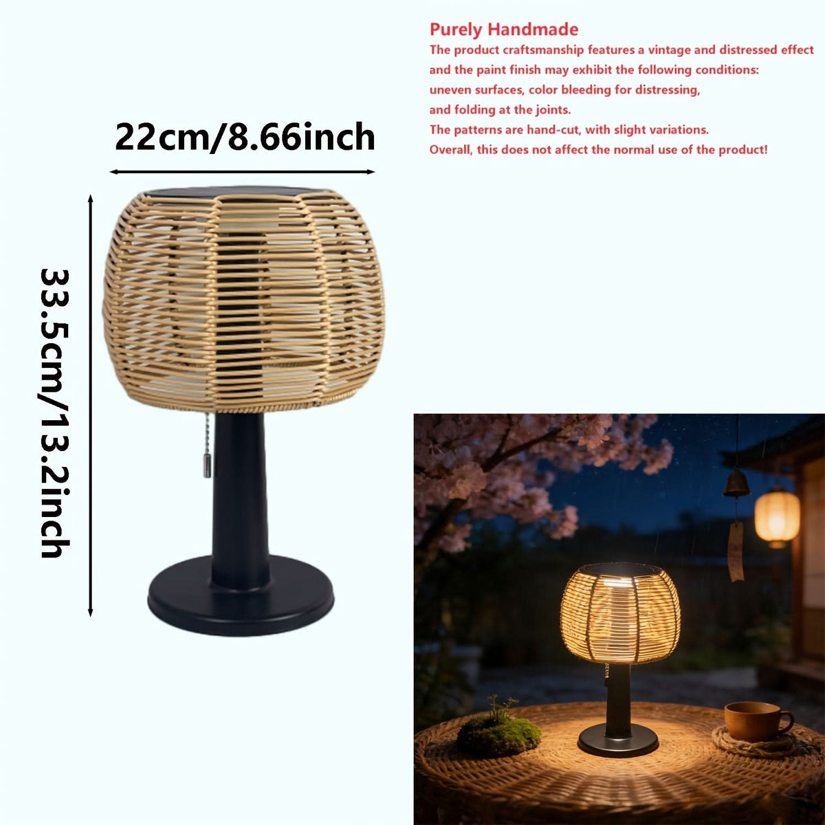 RadiantGlow – Vintage Solar Outdoor Lantern