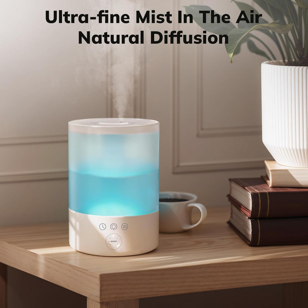 ComfortMister Ultrasonic Cool Mist Humidifier for Spacious Rooms