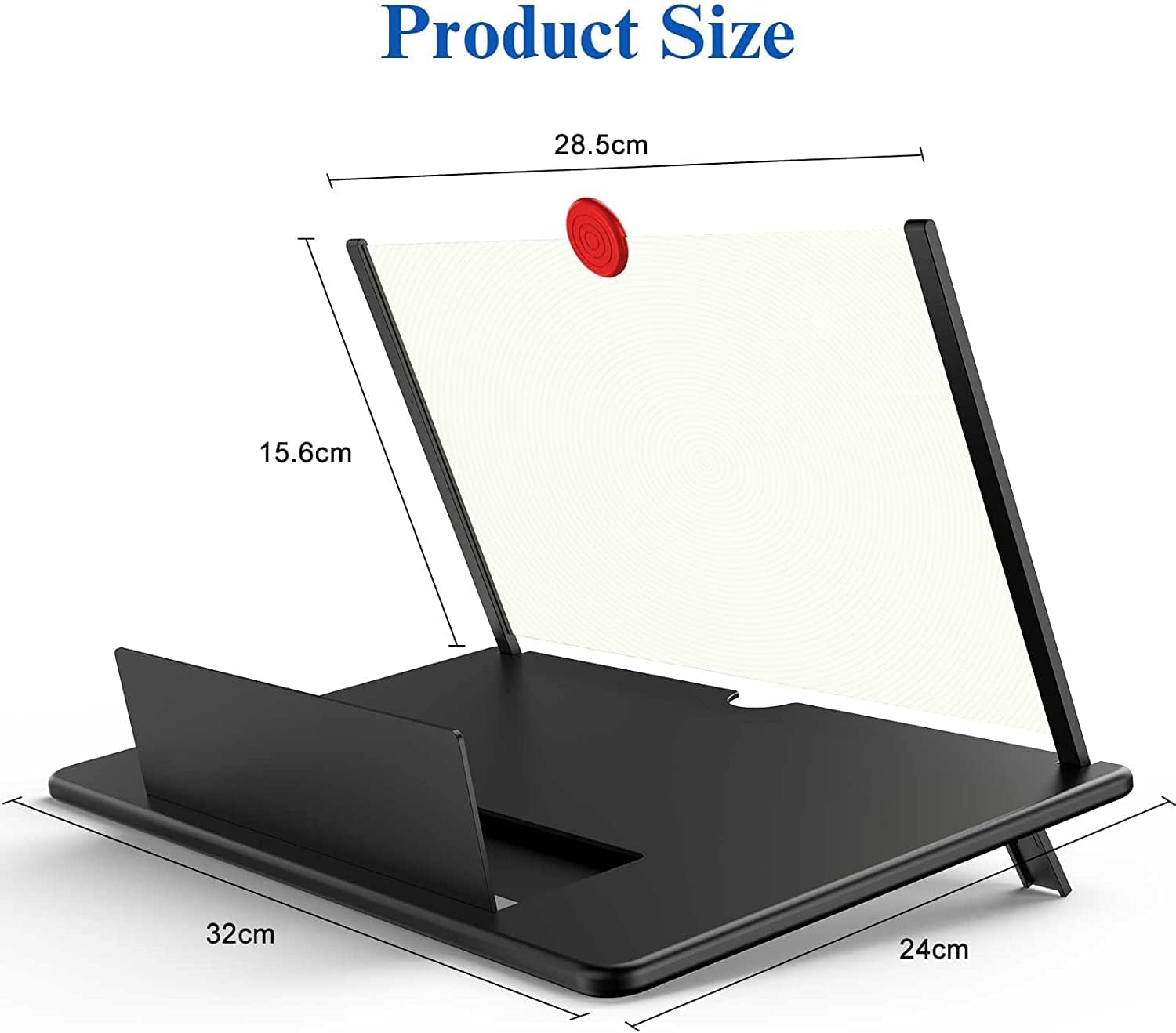 MaxiView 16-Inch Smartphone Screen Enhancer with Adjustable Stand