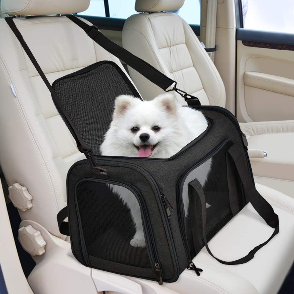 Comfortable Pet Travel Carrier for Small Dogs and Cats