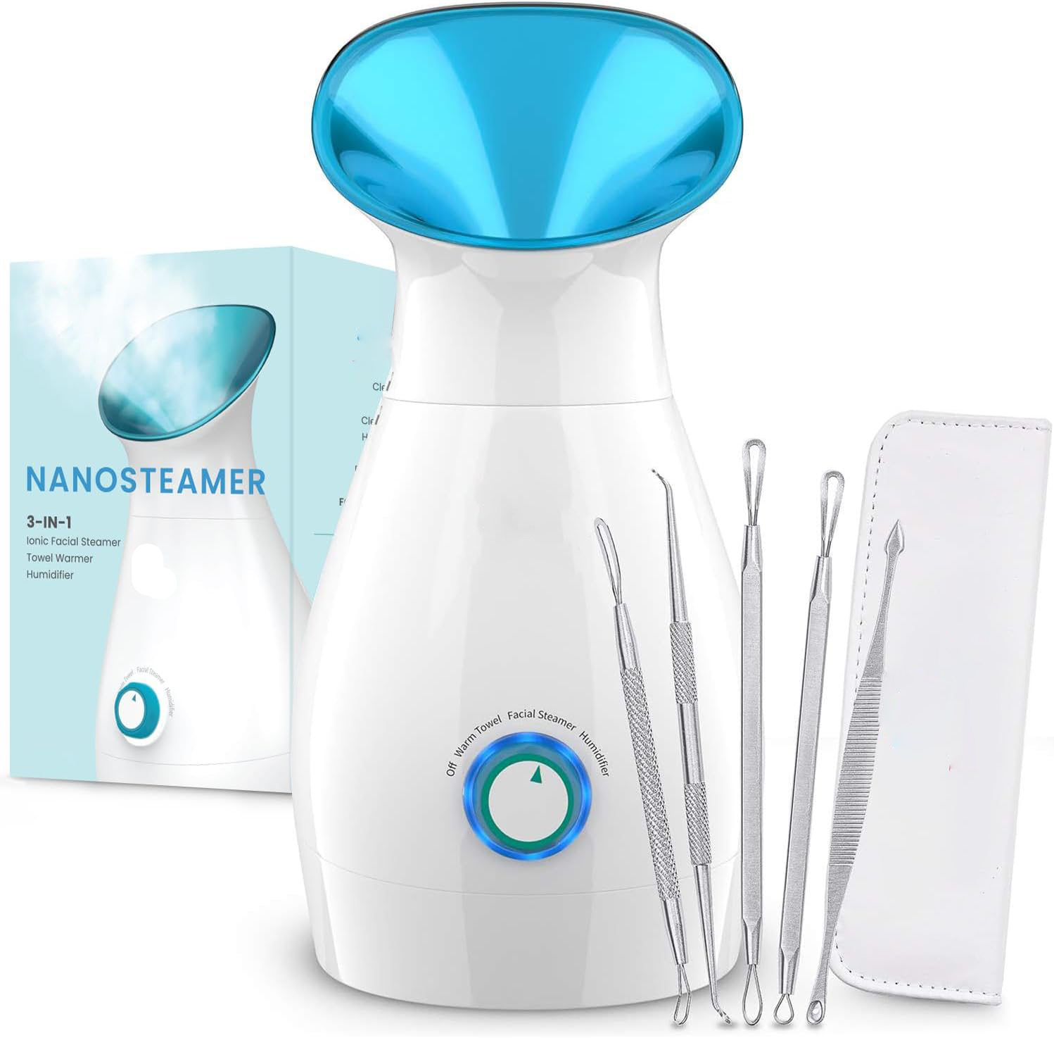 Revitalizing Nano Ionic Facial Steamer for Home Use