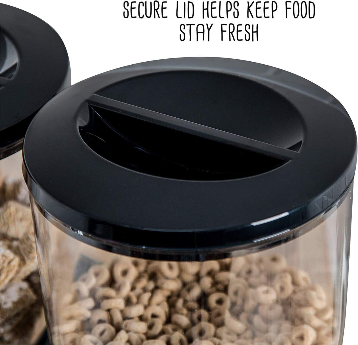 Grain Dispenser with Dual Compartments – Portion Control