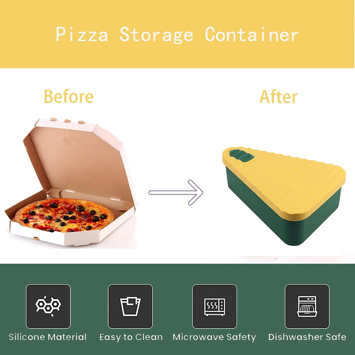 Pizza Storage Box with Two Trays – Buy One, Get One Free