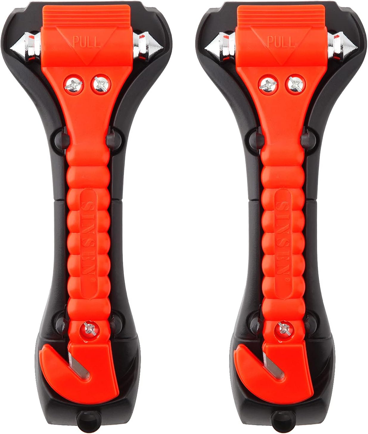 Emergency Escape Tool Kit: 2-in-1 Car Window Breaker & Seatbelt Cutter