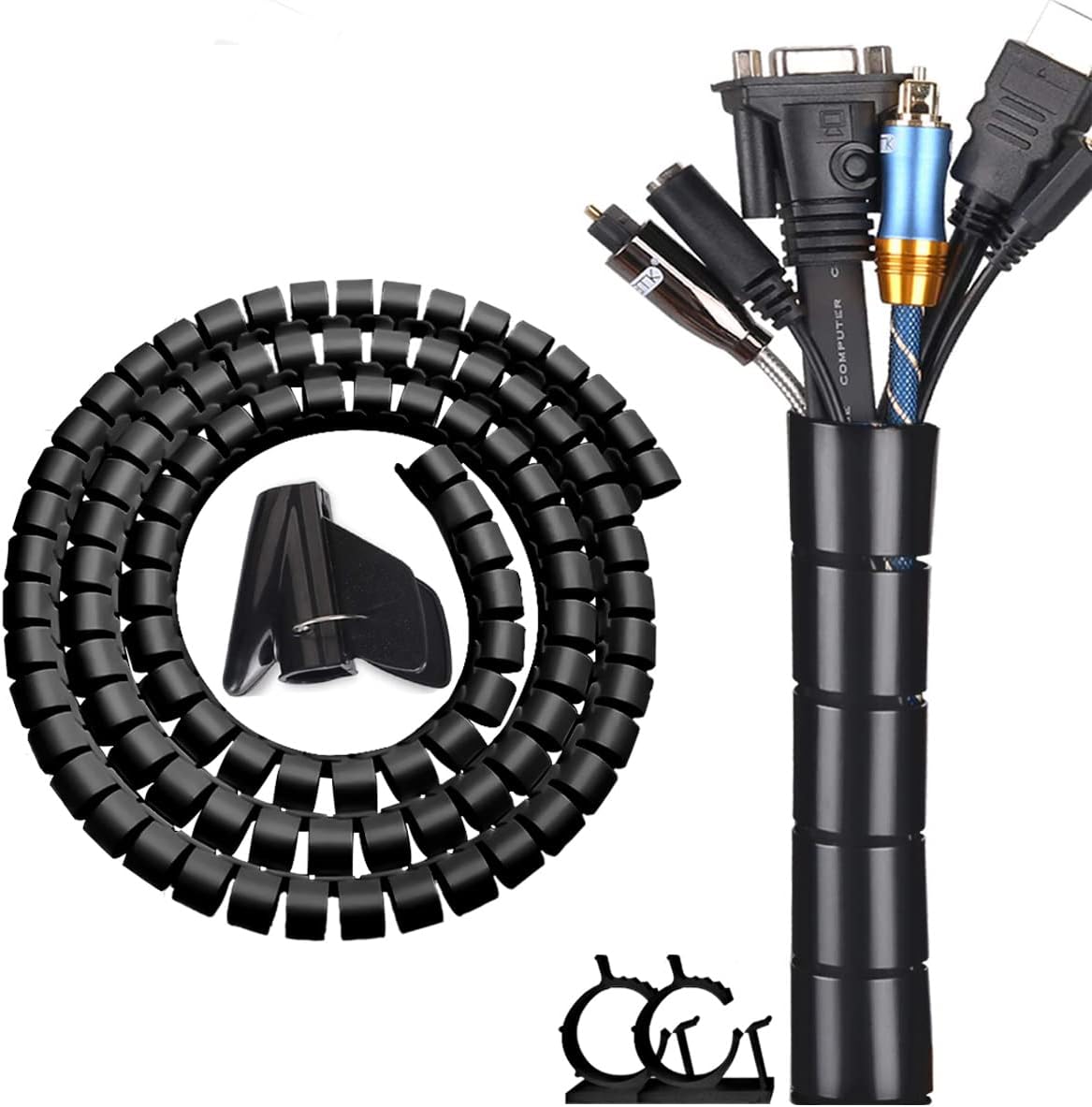 Desk Cable Management System for a Clutter-Free Workspace