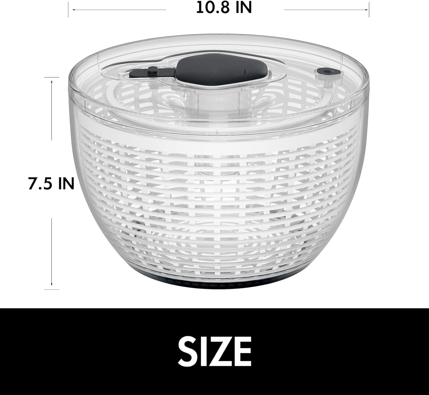 Effortless One-Handed Salad Spinner for Quick Greens