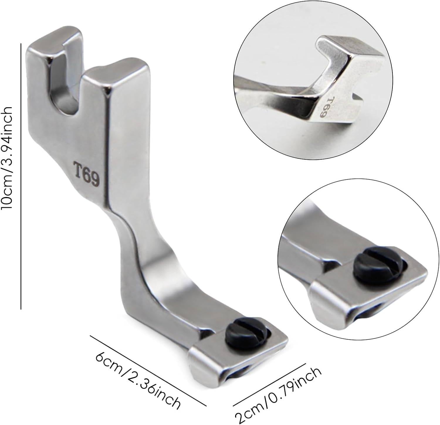 Stealth Seam Zipper Foot for Seamless Finishes