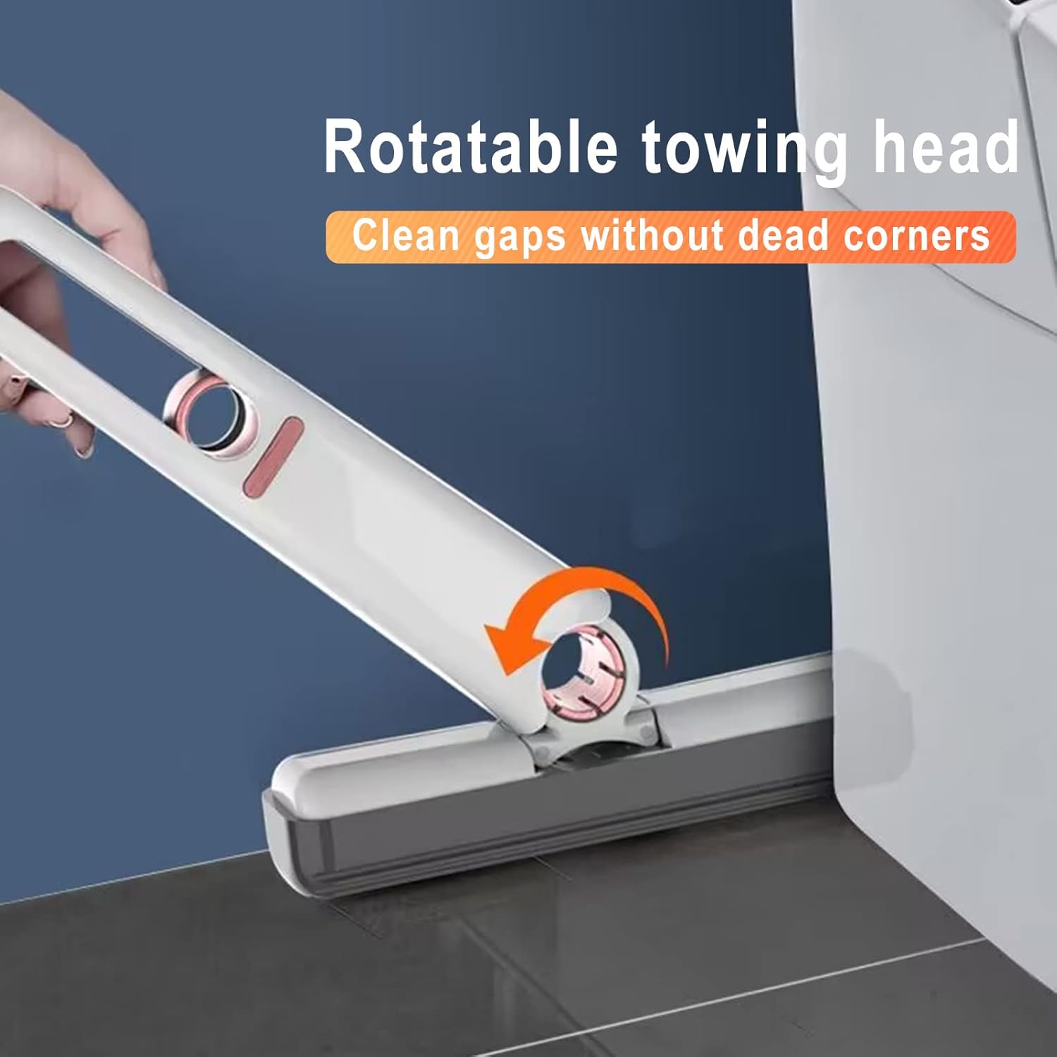 Compact Mini Mop with Self-Wringing Feature – Portable Cleaning Tool
