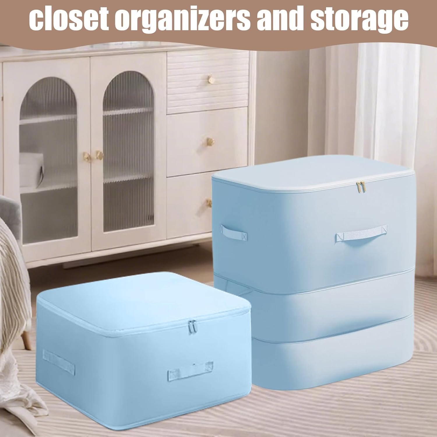 Dustproof Duvet Storage Bag with Self-Compression – Large Size