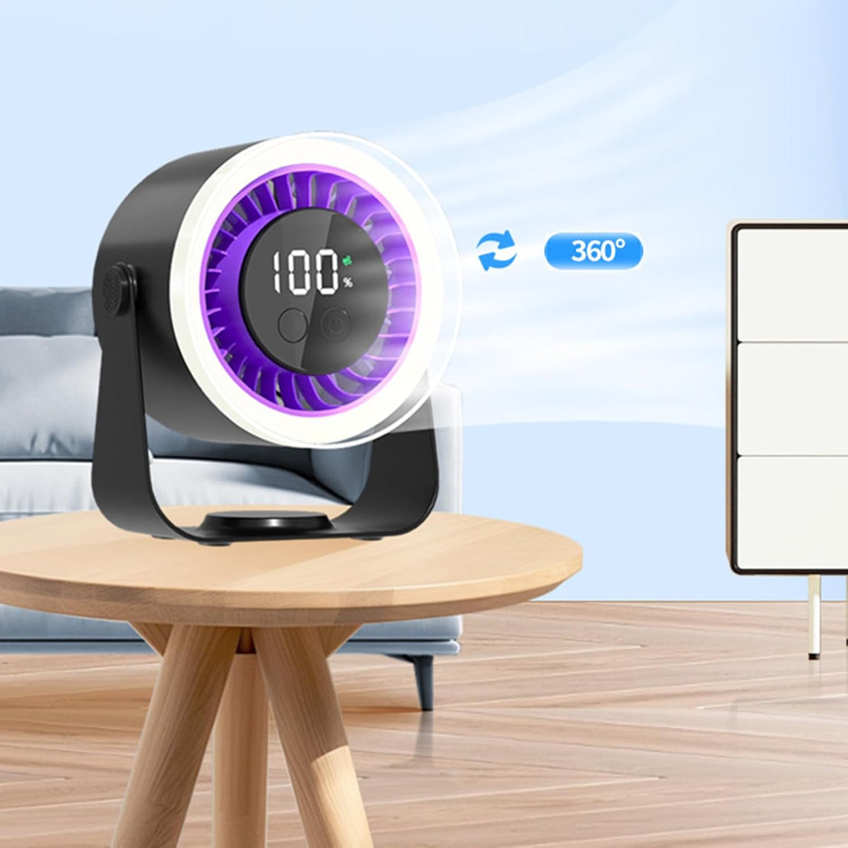 Table Fan with Silent Operation