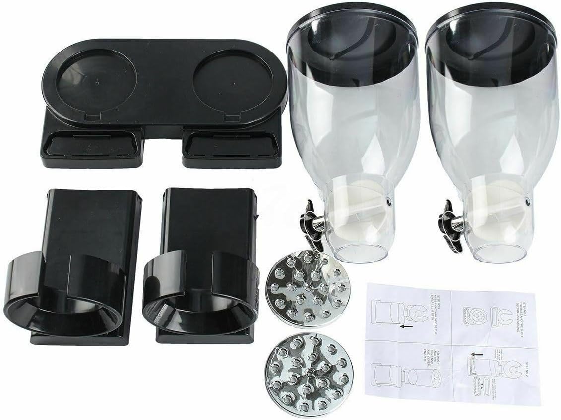 Grain Dispenser with Dual Compartments – Portion Control