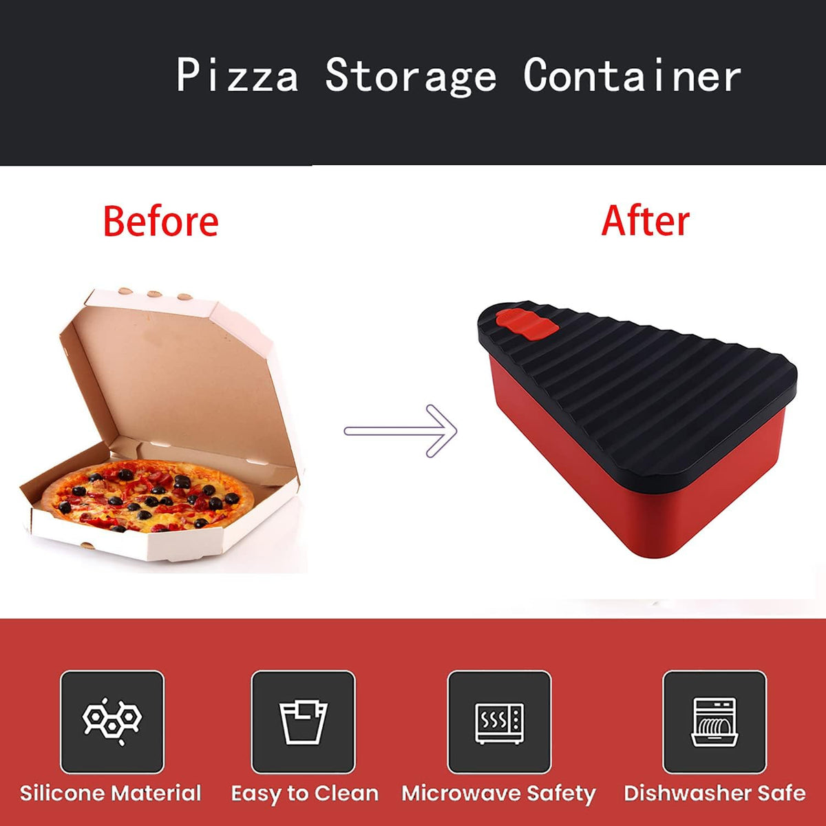 Pizza Storage Box with Two Trays – Buy One, Get One Free