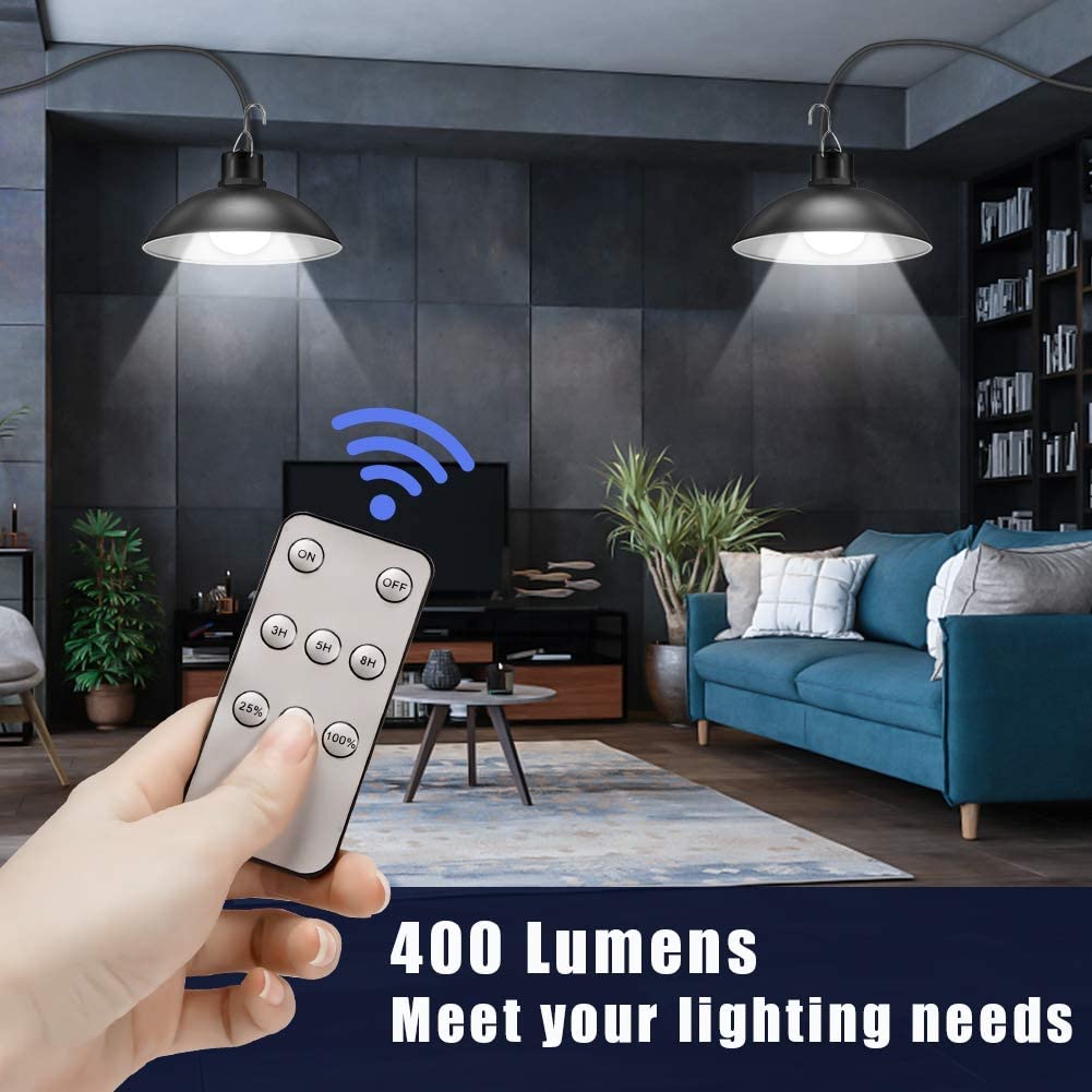 Set of Solar LED Lamps with Remote Control – Wireless Design