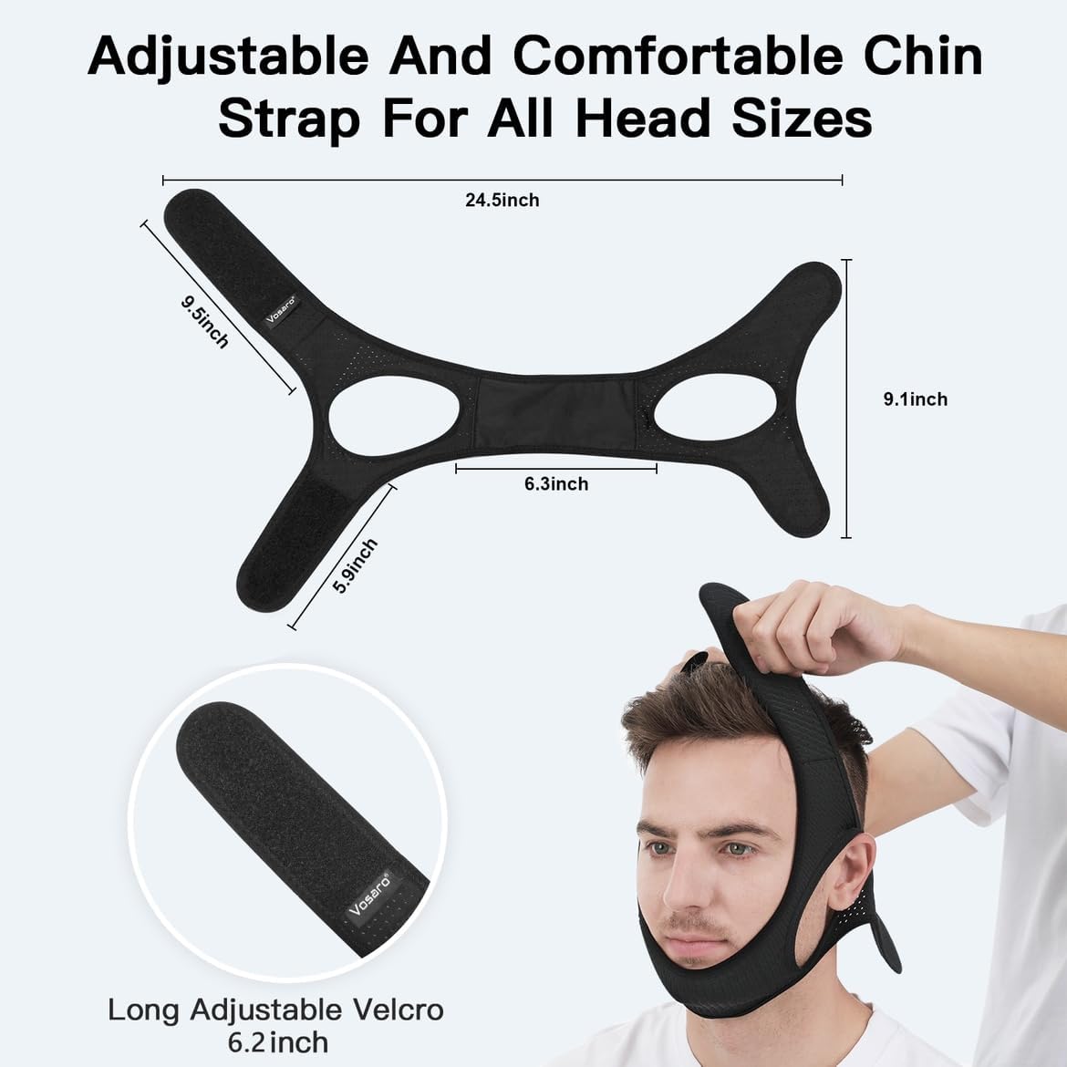 SnoreLess Sleep Support Strap for Peaceful Nights