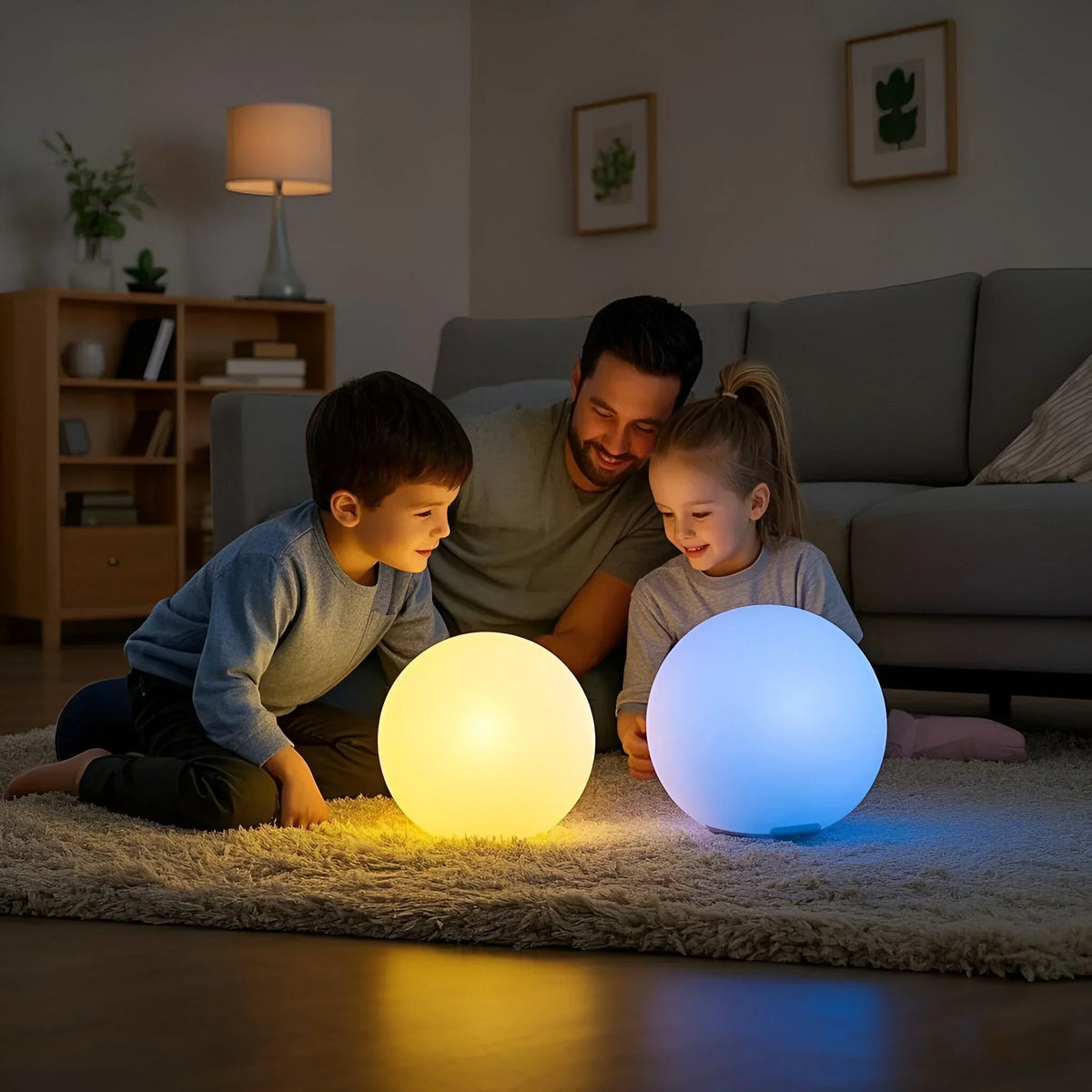 SphereGlow Solar LED Garden Light – Waterproof & Portable