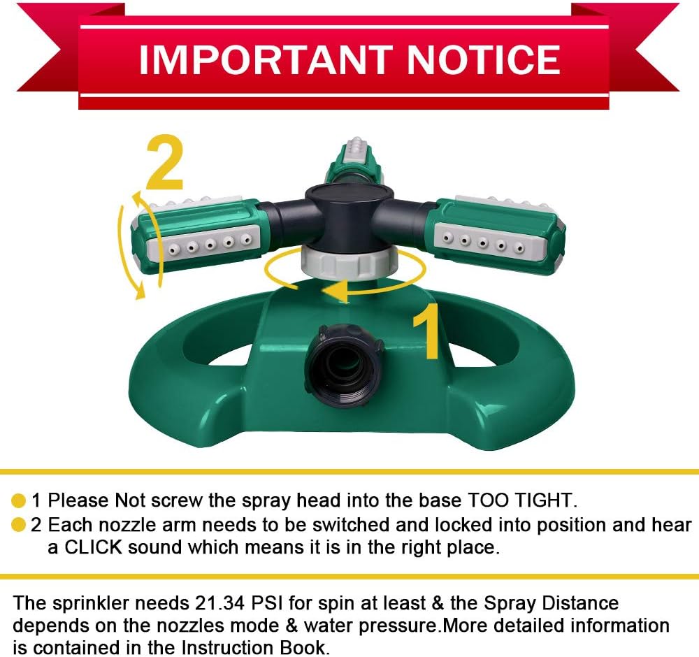 Effortless Garden Sprinkler System for Lush Lawns