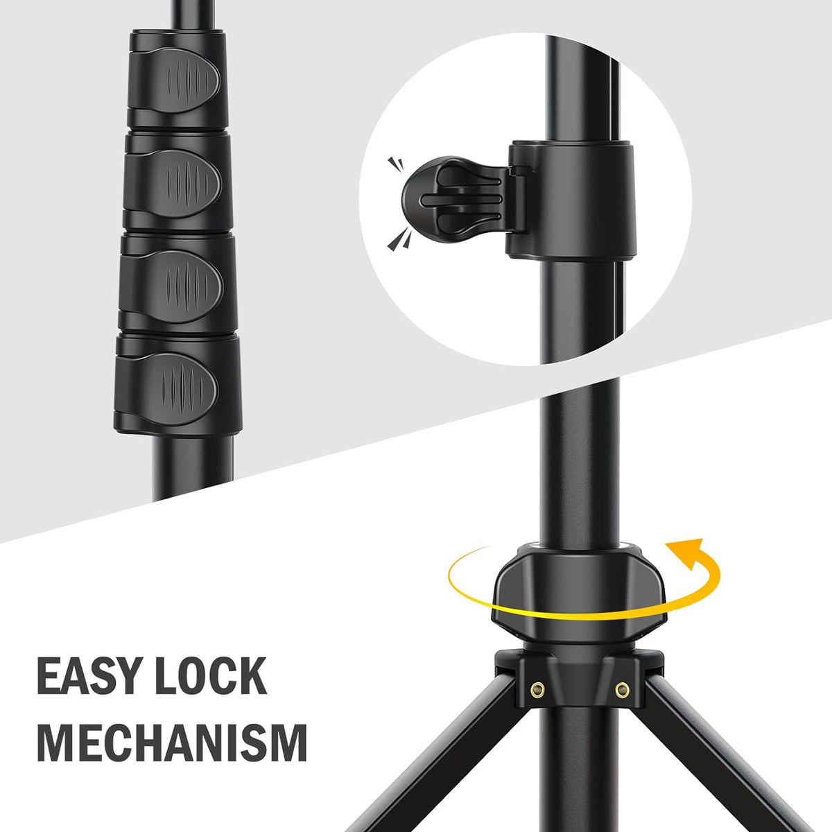 Adjustable Tripod Stand for Smartphones and Cameras