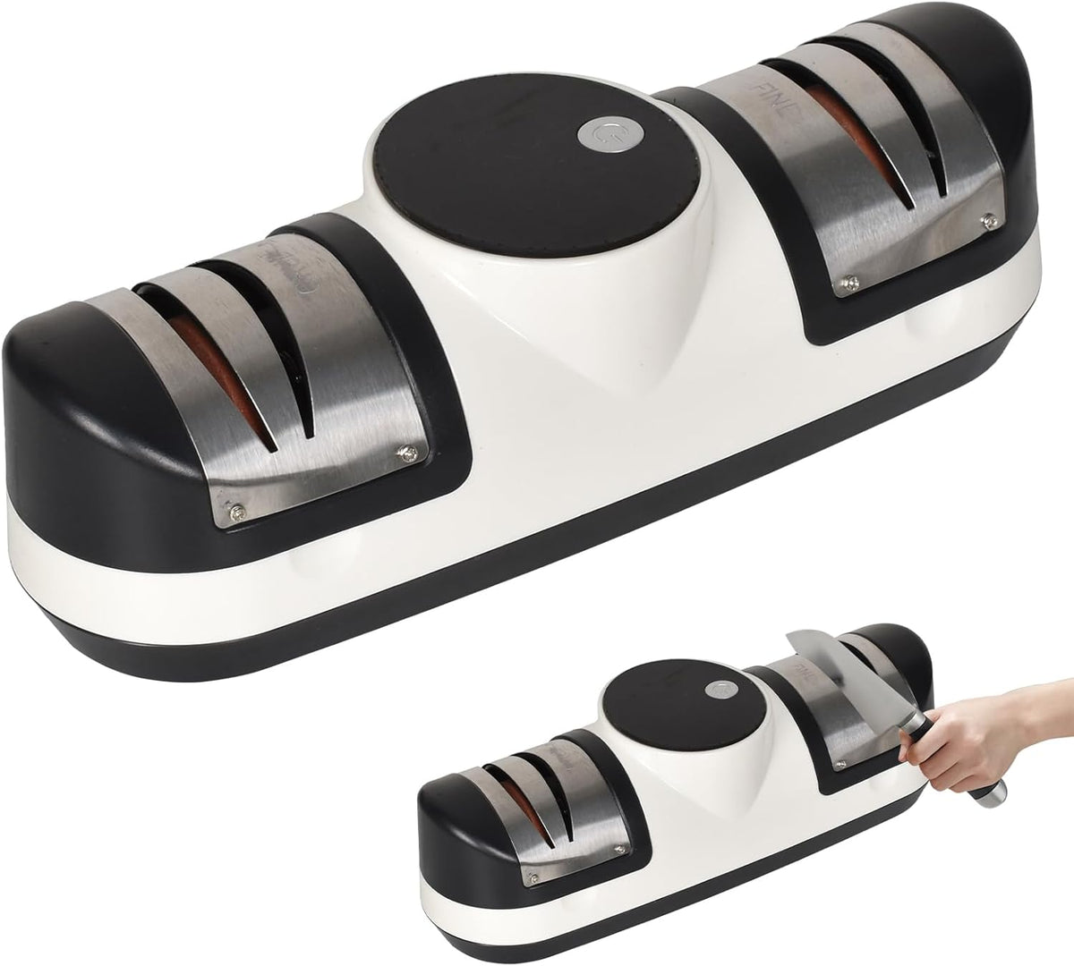 Three-Speed Electric Knife Sharpener with LED Display