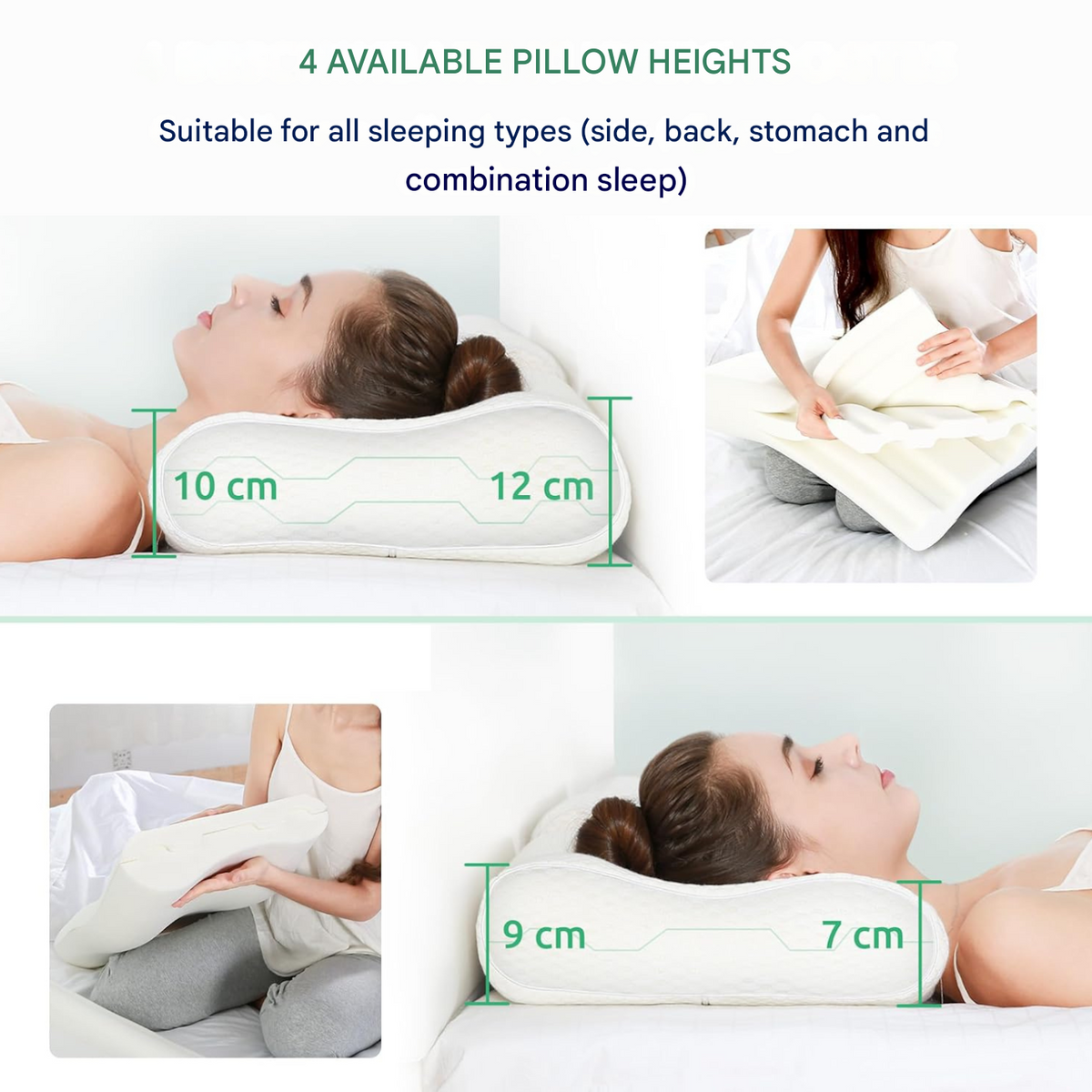 SleepEase Orthopedic Support Pillow
