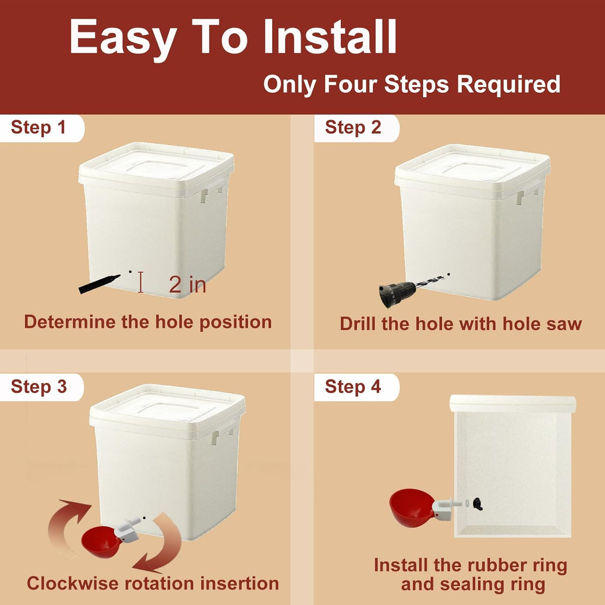 10-Pack Automatic Poultry Hydration System