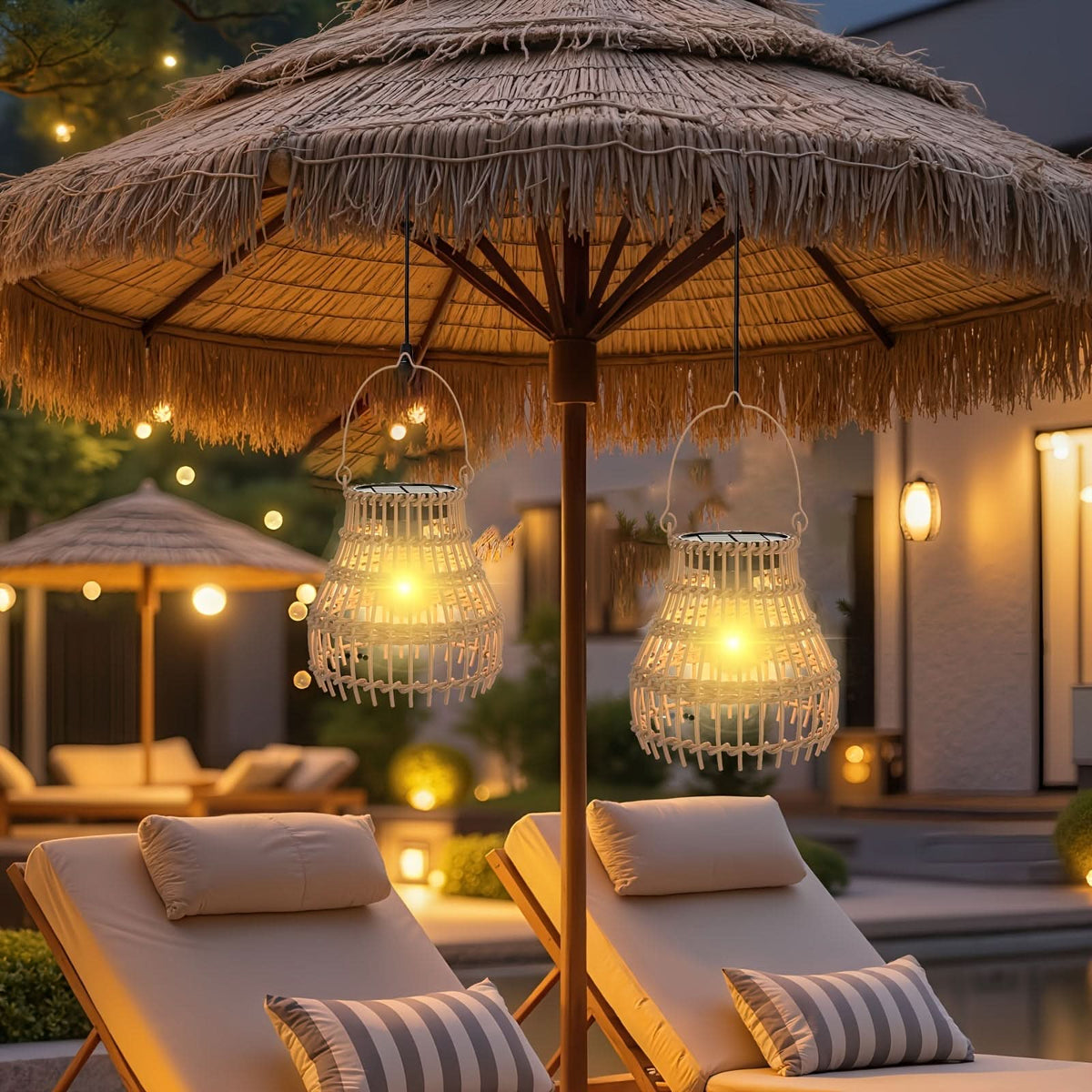 RadiantGlow – Solar-Powered Hanging Garden Lantern