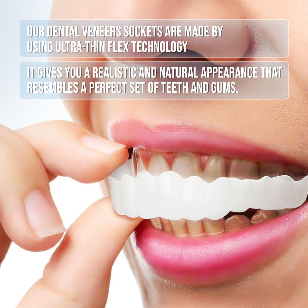 SmileSnap Clip-On Veneers – Effortless Cosmetic Teeth Cover for Instant Smile Boost