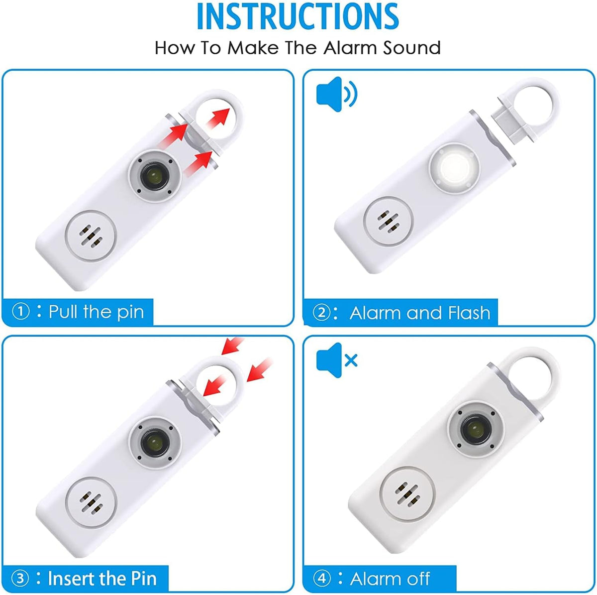 Keyring Personal Alarm – Buy One, Get One Free