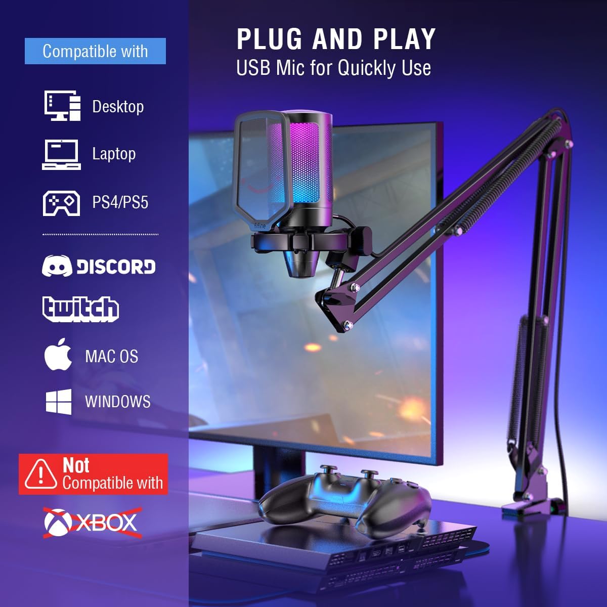 Elite Audio Capture Microphone for Gaming and Streaming