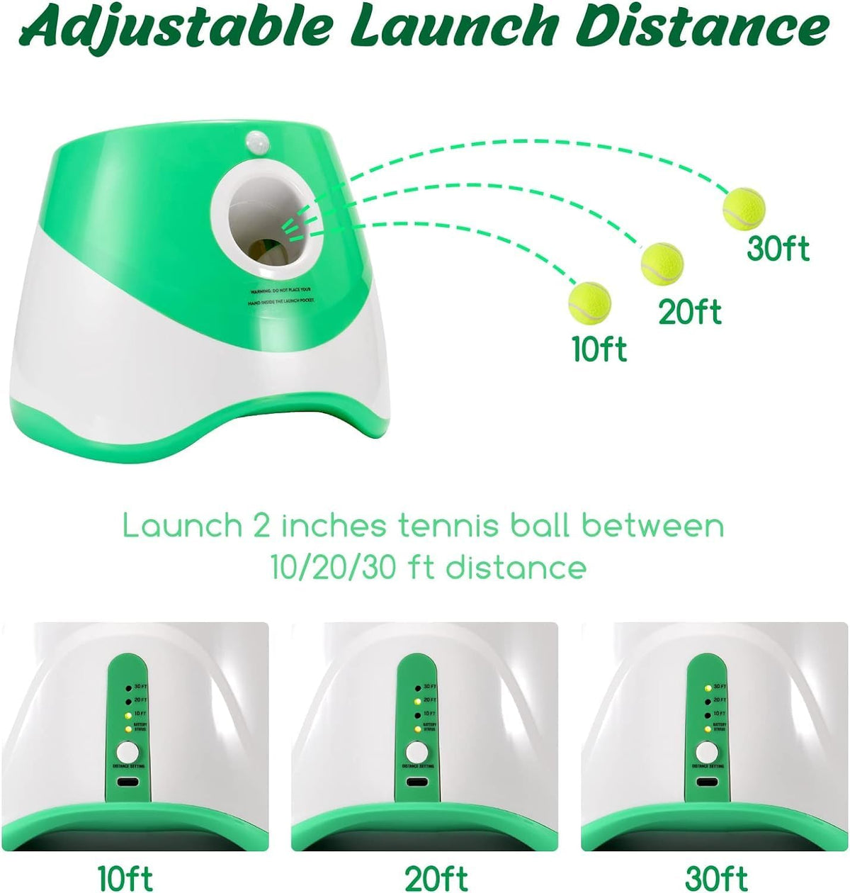 Interactive Fetch Machine with Adjustable Distance Settings