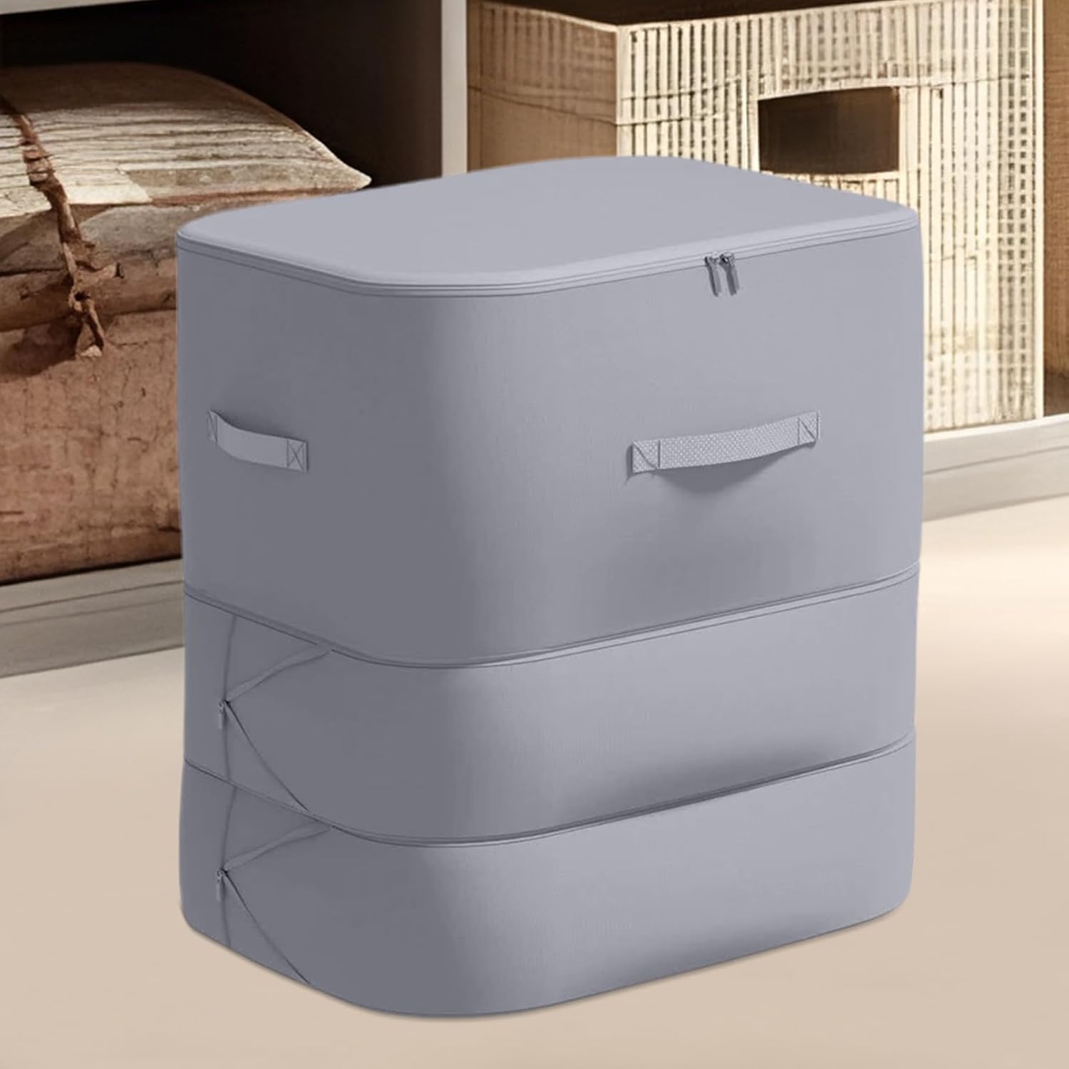 Dustproof Duvet Storage Bag with Self-Compression – Large Size