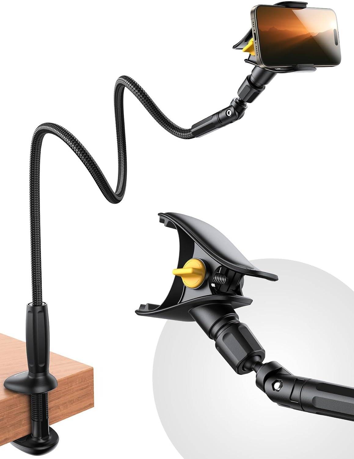 Adjustable Bedside Phone Cradle