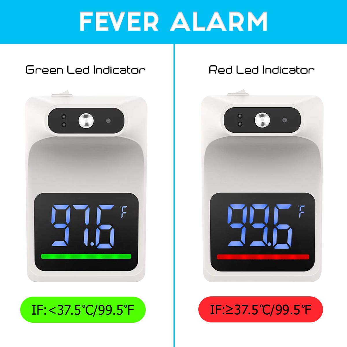 Non-Contact Wall-Mounted Infrared Thermometer