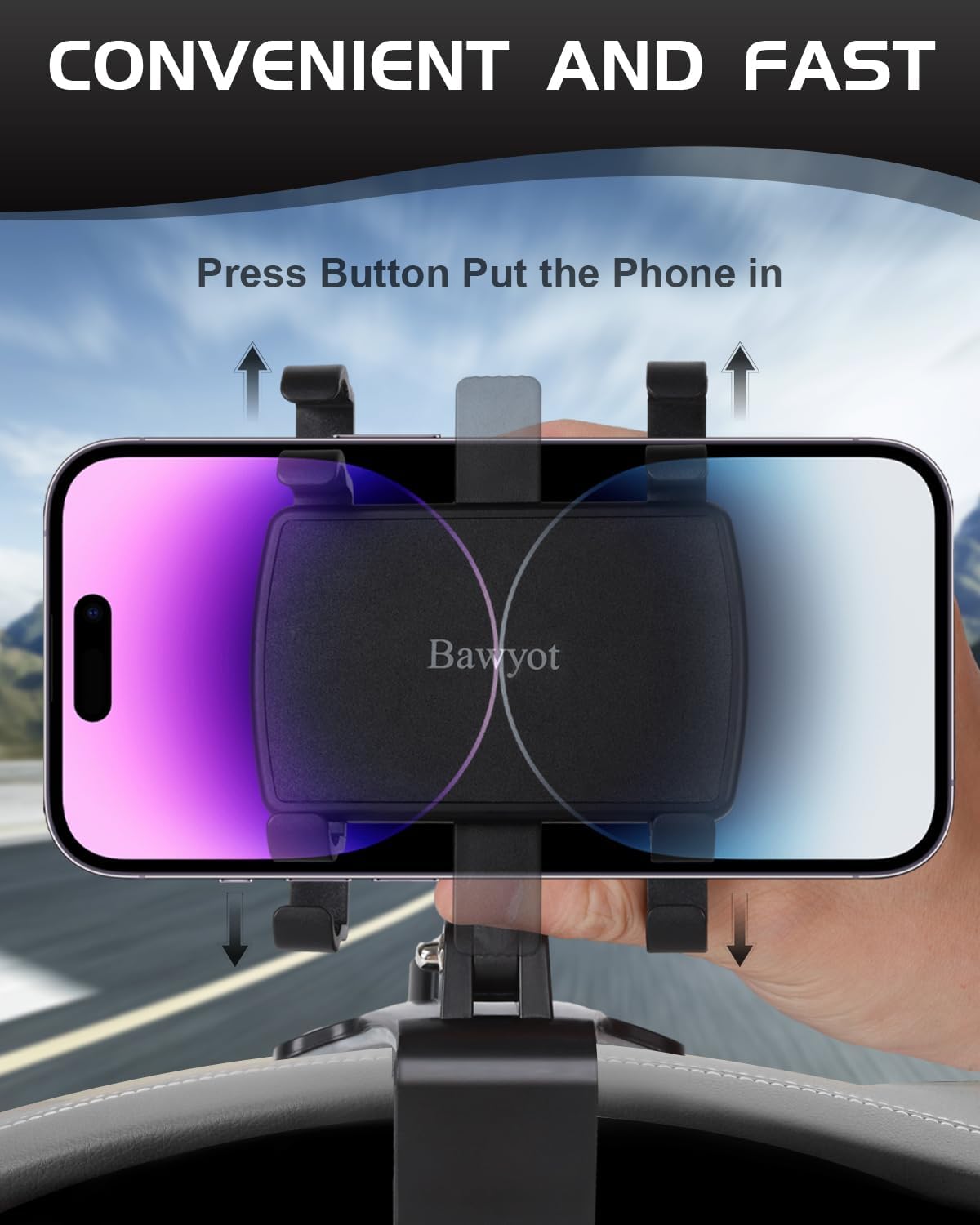Universal Car Phone Mount for Safe Driving