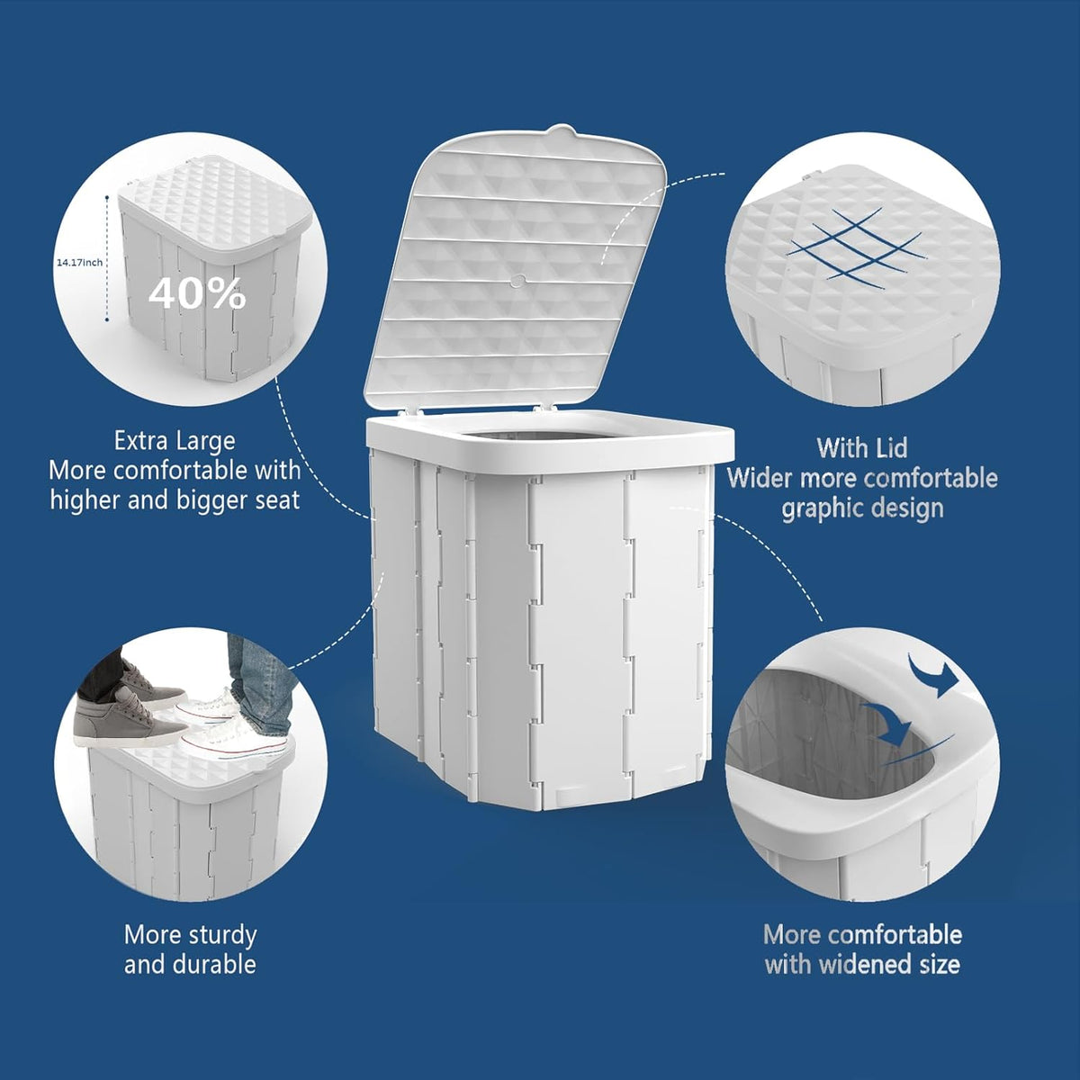 Ultimate Outdoor Convenience Toilet