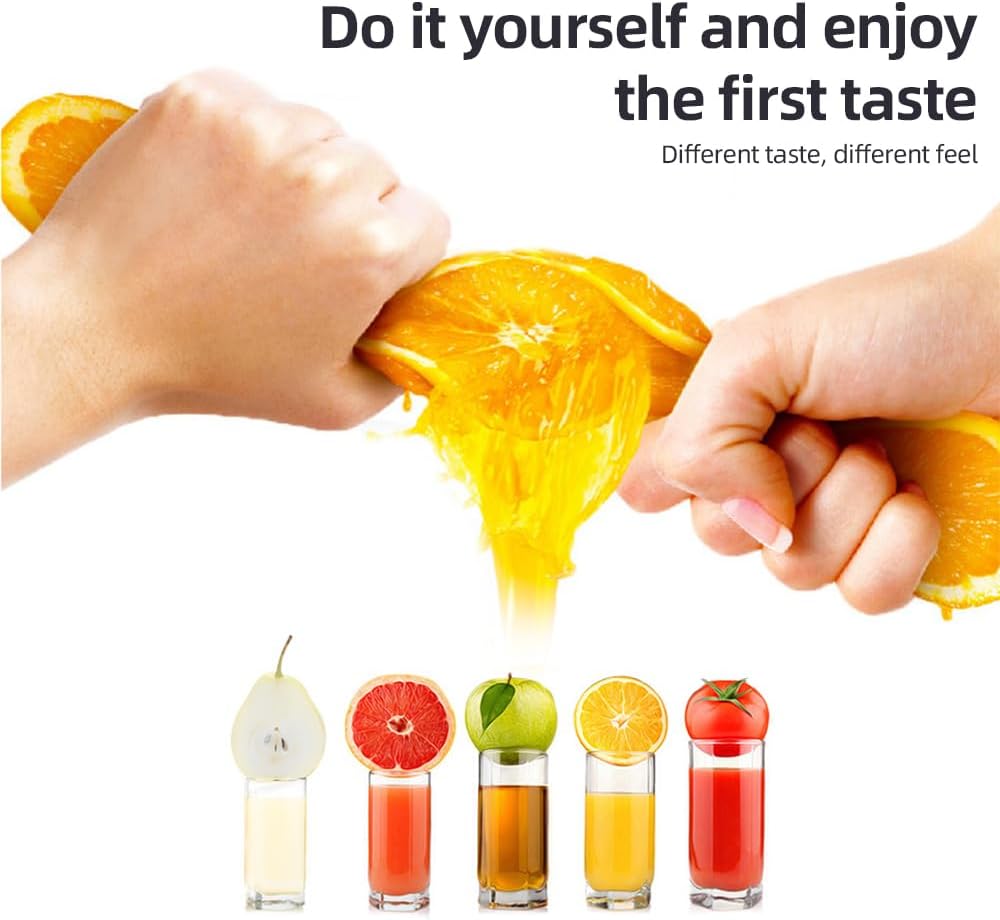 Stainless Steel Hand Press Juicer with 99% Juice Yield
