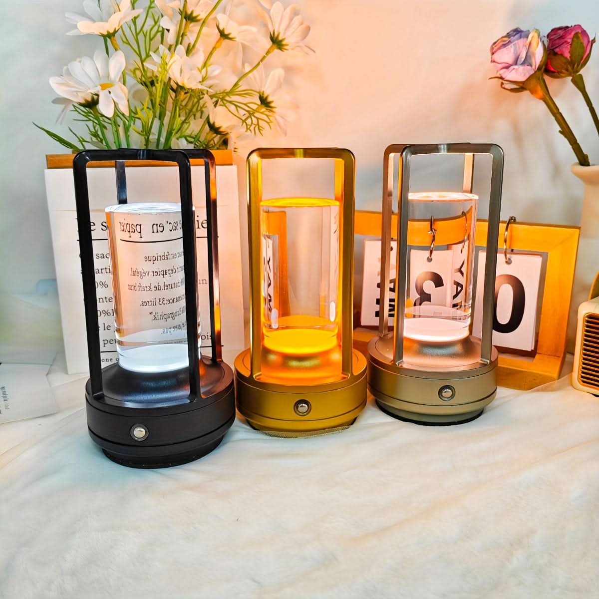 Heritage Glow – Portable Rechargeable Table Lamp