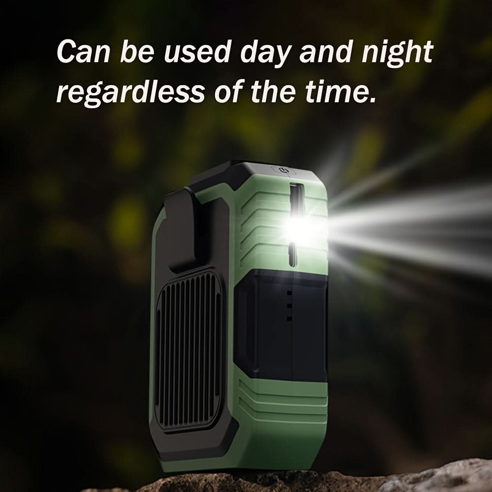 BreezeBuddy – Hands-Free Waist Fan for Ultimate Outdoor Relief
