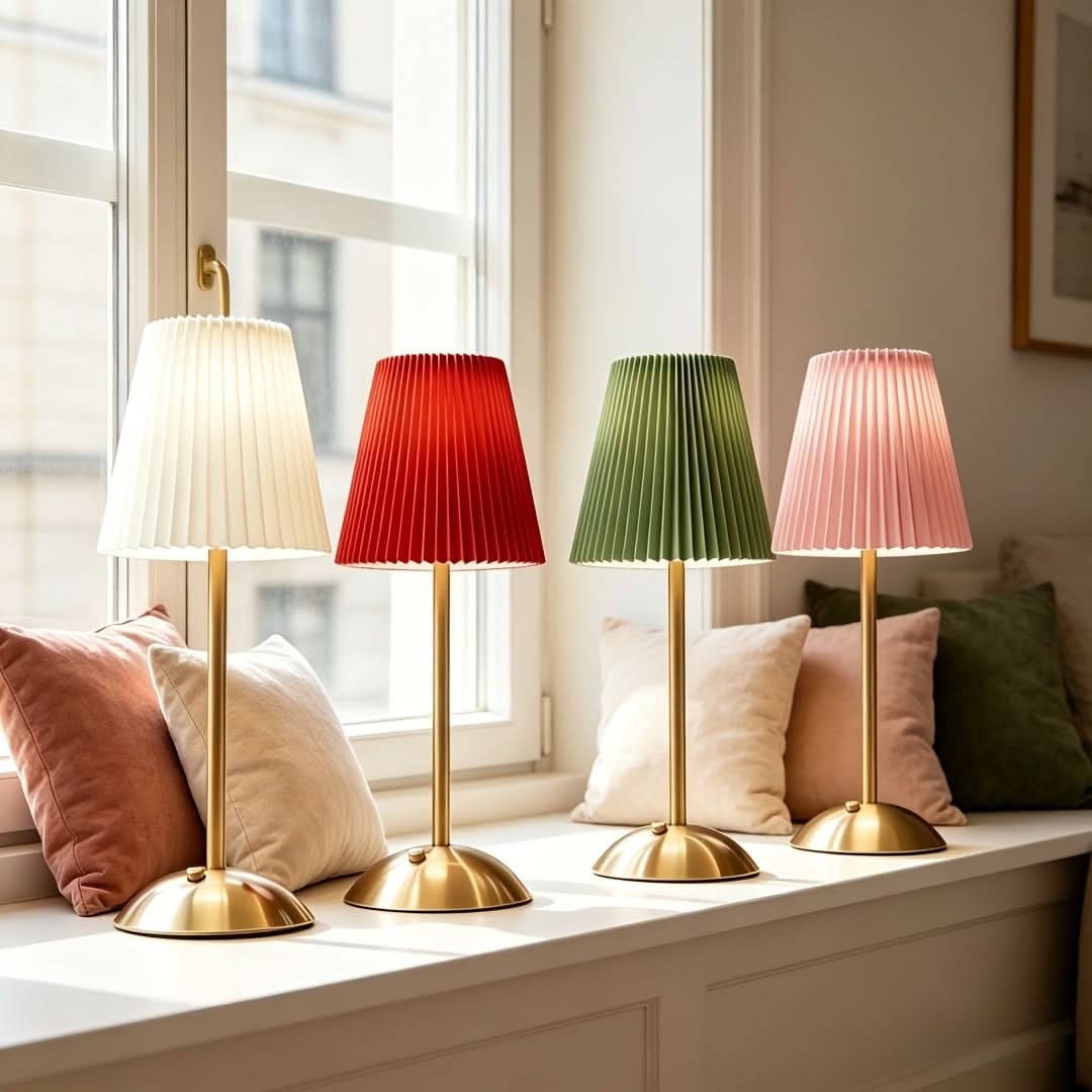 SereneGlow – Cordless Dimming Nightstand Lamp with Color Options